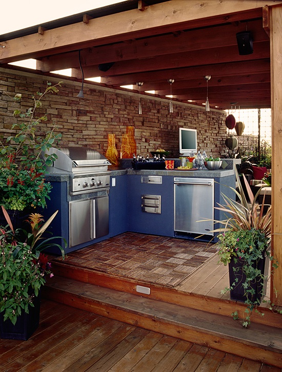 Modern Outdoor Kitchen Lifestyle Outdoor Kitchens