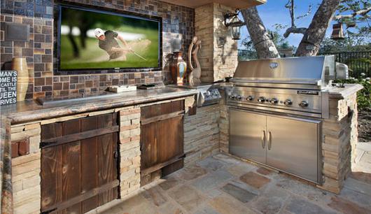 Rustic Outdoor Kitchen Lifestyle Outdoor Kitchens